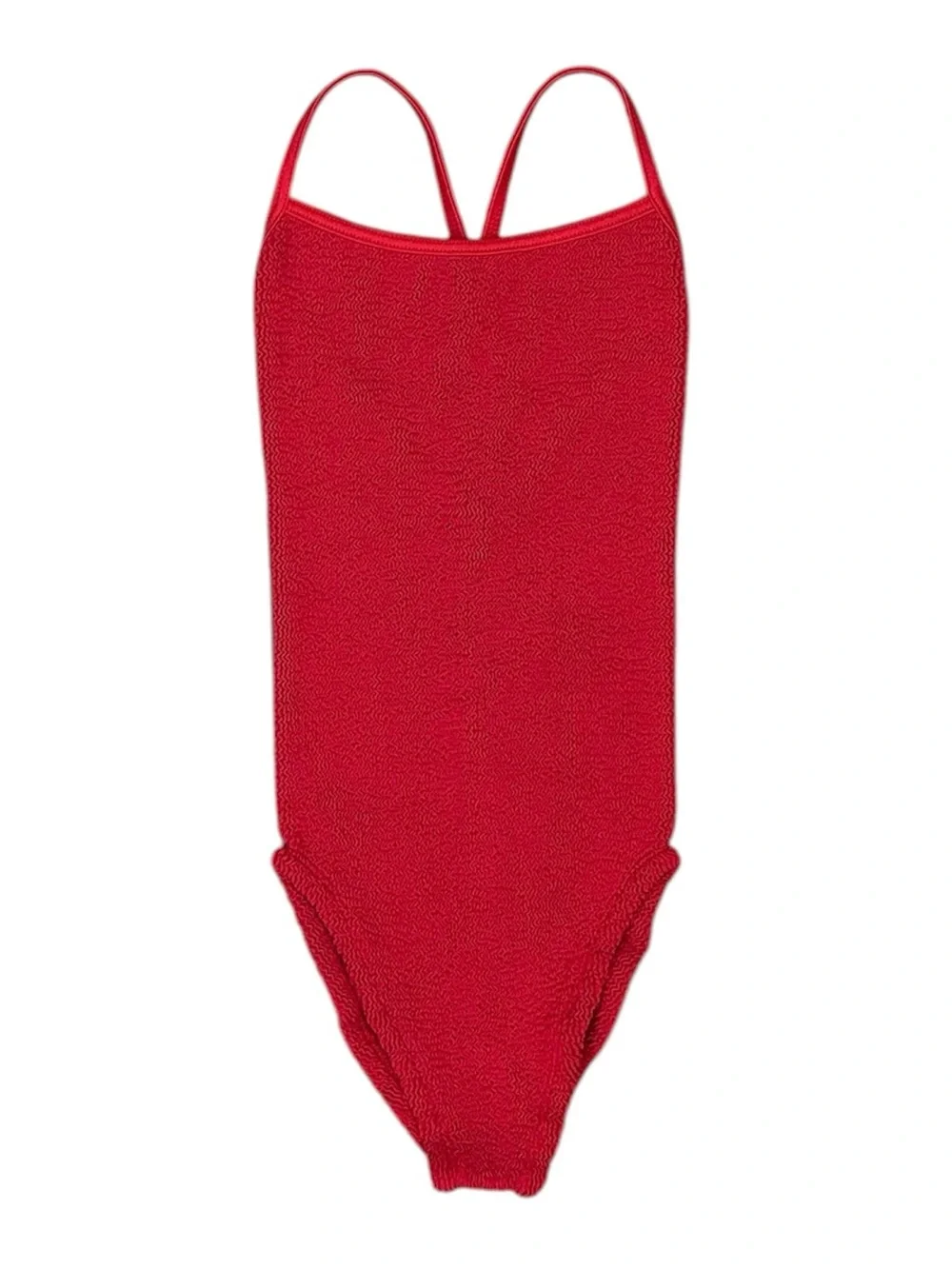 NWT RARE HUNZA G KIDS Margot Swimsuit in Red